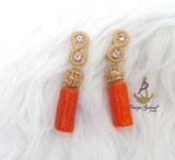 Artificial Traditional Africna Nigerian Coral Bead Bracelet with Beautiful Coral earring Jewellery