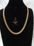 Gold Plated Two Ways Cuban Unisex Necklace – Elegant Jewellery for Men & Women | Perfect as a Gift
