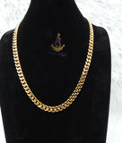 Gold Plated Two Ways Cuban Unisex Necklace – Elegant Jewellery for Men & Women | Perfect as a Gift