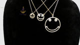 Popular Smiley Face Crystal Necklace – Cute Minimalist Emoji Pendant Chain for Women | PrestigeApplause