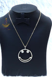 Popular Smiley Face Crystal Necklace – Cute Minimalist Emoji Pendant Chain for Women | PrestigeApplause