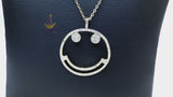 Popular Smiley Face Crystal Necklace – Cute Minimalist Emoji Pendant Chain for Women | PrestigeApplause