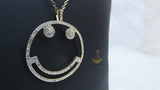 Popular Smiley Face Crystal Necklace – Cute Minimalist Emoji Pendant Chain for Women | PrestigeApplause