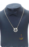 Popular Smiley Face Crystal Necklace – Cute Minimalist Emoji Pendant Chain for Women | PrestigeApplause