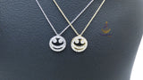 Popular Smiley Face Crystal Necklace – Cute Minimalist Emoji Pendant Chain for Women | PrestigeApplause