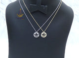 Popular Smiley Face Crystal Necklace – Cute Minimalist Emoji Pendant Chain for Women | PrestigeApplause