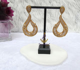 Elegant Gold Cubic Zirconia Cocktail Party Bridal Earring Jewellery - Elegant Bridal & Evening Jewellery
