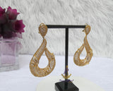 Elegant Gold Cubic Zirconia Cocktail Party Bridal Earring Jewellery - Elegant Bridal & Evening Jewellery