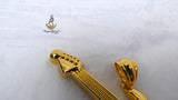 PrestigeApplause GUITAR Italian Gold Plated Crown Musical Pendant Necklace Elegant Jewellery for Men & Women | Gift