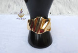 Modern Statement Gold Plated Cuff Bracelet Bangle Jewellery Great as Gift