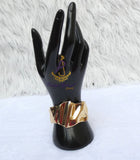 Modern Statement Gold Plated Cuff Bracelet Bangle Jewellery Great as Gift