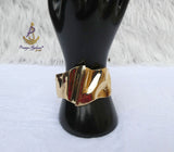 Modern Statement Gold Plated Cuff Bracelet Bangle Jewellery Great as Gift
