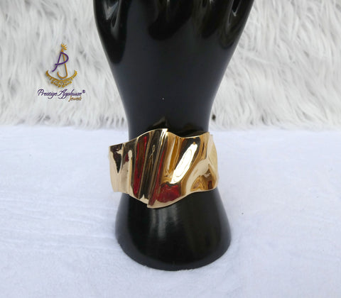 Modern Statement Gold Plated Cuff Bracelet Bangle Jewellery Great as Gift