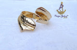 Bold Gold Plated S Wave Cuff Bracelet – Modern Statement Jewellery