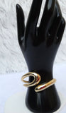 Cuff Gold Plated Bracelet | Modern Open Bangle | Statement Gold Bracelet | Jewellery | Gift for Her
