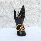 Bold Gold Plated Infinity Wave Cuff Bracelet – Modern Statement Jewellery