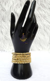 New Candy Gold Plated Bracelets Beads Women Fashion Jewellery - Great as Gift for Women Wife Girlfriend Bride Bridemaid