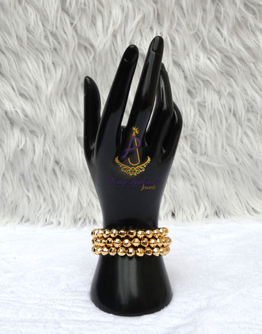 New Candy Rose Gold Bracelets Beads Women Fashion Jewellery - Great as Gift