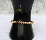 New Candy Pink Eye Gold Plated Bracelets Beads Women Fashion Jewellery - Great as Gift for Women Wife Girlfriend Bride Bridemaid