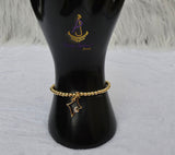 Gold  Plated Candy Bracelet Set with Charms – Stackable Fashion Bracelet for Women