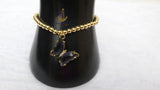 Gold  Plated Candy Bracelet Set with Charms – Stackable Fashion Bracelet for Women