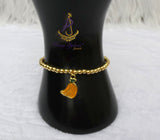 Gold  Plated Candy Bracelet Set with Charms – Stackable Fashion Bracelet for Women