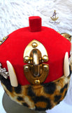 Clearance King Odogwu Chieftancy Embellished Chief Men Igbo Edo Hat Groom Wedding Yoruba Traditional Wedding Costume