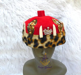 Clearance King Odogwu Chieftancy Embellished Chief Men Igbo Edo Hat Groom Wedding Yoruba Traditional Wedding Costume