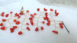 PrestigeApplause Nigerian Edo Coral Hair Bead Accessory wedding Party Beaded Igbo Traditional Wear