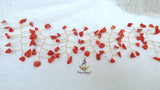 PrestigeApplause Nigerian Edo Coral Hair Bead Accessory wedding Party Beaded Igbo Traditional Wear
