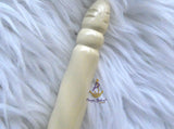 Long Chief Elephant Tusk Replica – African Traditional Igbo Nigerian Edo Delta Odu Hand-Held Nze/Ozo Staff (Faux Bone Material)