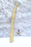 Long Chief Elephant Tusk Replica – African Traditional Igbo Nigerian Edo Delta Odu Hand-Held Nze/Ozo Staff (Faux Bone Material)