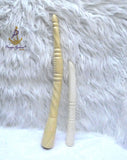 Long Chief Elephant Tusk Replica – African Traditional Igbo Nigerian Edo Delta Odu Hand-Held Nze/Ozo Staff (Faux Bone Material)