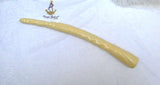 Long Chief Elephant Tusk Replica – African Traditional Igbo Nigerian Edo Delta Odu Hand-Held Nze/Ozo Staff (Faux Bone Material)