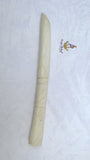 Long Chief Elephant Tusk Replica – African Traditional Igbo Nigerian Edo Delta Odu Hand-Held Nze/Ozo Staff (Faux Bone Material)