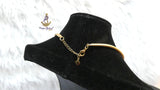 Gold Plated Statement Jewellery Set | Necklace, Earrings, Ring & Bracelet Set | Elegant Women's Gift | Bridal Jewellery