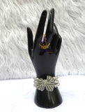 Silver Champagne Gold Pearl Three Layer New Trend Ladies Bracelet With Butterfly/Flower Jewellery Gift