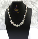 Silver Crystal Ball Beautiful Necklace Cocktail Evening Party Jewellery Great as a Gift for Wife Girlfriend bridesmaid