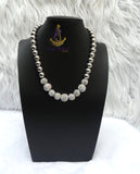Silver Crystal Ball Beautiful Necklace Cocktail Evening Party Jewellery Great as a Gift for Wife Girlfriend bridesmaid