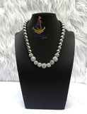Silver Crystal Ball Beautiful Necklace Cocktail Evening Party Jewellery Great as a Gift for Wife Girlfriend bridesmaid