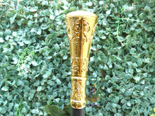 Inscribed Decorative Young Boy Prince Walking Stick – Ornamental Handle Cane African Walking Staff
