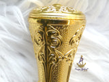 Inscribed Decorative Young Boy Prince Walking Stick – Ornamental Handle Cane African Walking Staff