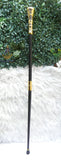 Inscribed Decorative Chief Groom Walking Stick – Ornamental Handle Gentlemen’s Cane African Walking Staff (Copy)