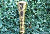 Inscribed Decorative Young Boy Prince Walking Stick – Ornamental Handle Cane African Walking Staff