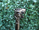 Black Lion Head Walking Stick Cane Walking For Gentlemen Male |Ceremonial Walking Cane