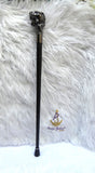 Black Lion Head Walking Stick Cane Walking For Gentlemen Male |Ceremonial Walking Cane