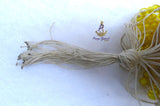 Yellow Nigeria Shekere A Traditional African Percussion Instrument