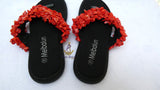 Original Coral Bead Slide Sandals | African Traditional Wedding Slippers | Igbo Edo Yoruba Bridal Shoes | Handmade Coral Beaded Slides for Women