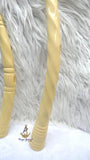 Chief Elephant Tusk Replica – African Traditional Igbo Nigerian Edo Delta Odu Hand-Held Nze/Ozo Staff