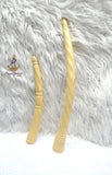 Chief Elephant Tusk Replica – African Traditional Igbo Nigerian Edo Delta Odu Hand-Held Nze/Ozo Staff